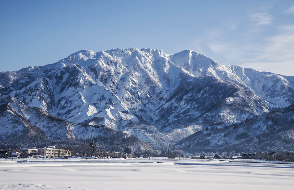 冬の霊峰八海山